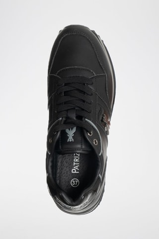 Baskets plateformes - Noir, argenté et gris