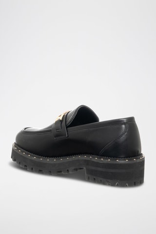 Mocassins - Noir et doré