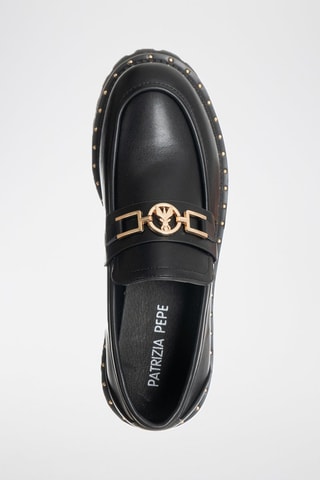 Mocassins - Noir et doré