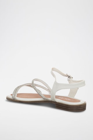 Sandales - Blanc et argenté
