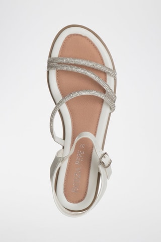 Sandales - Blanc et argenté