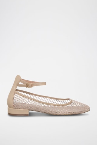 Ballerines en cuir - Blanc