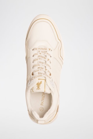 Baskets plateformes - Beige et doré