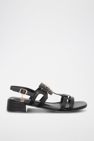 Sandales à talons - Laura Biagiotti - Blanc et noir