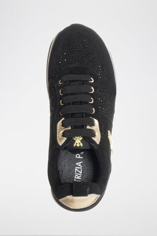 Baskets plateformes - Noir et doré