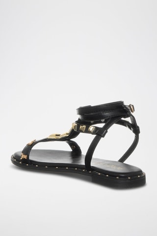 Sandales - Noir et doré