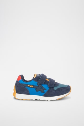 Baskets en cuir - Bleu