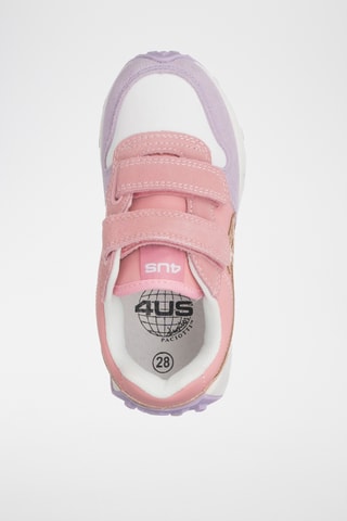 Baskets en cuir - Rose