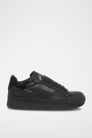 Sneakers plateformes - Benetton - Noir