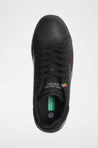 Sneakers plateformes - Benetton - Noir