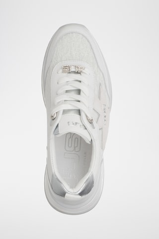 Baskets plateformes en cuir - Blanc