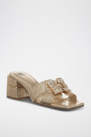 Mules à talons - Laura Biagiotti - Doré