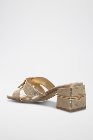 Mules à talons - Laura Biagiotti - Doré