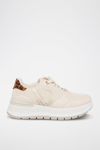 Baskets plateformes - Laura Biagiotti - Beige