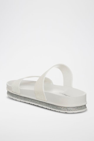 Mules plateformes - Laura Biagiotti - Blanc