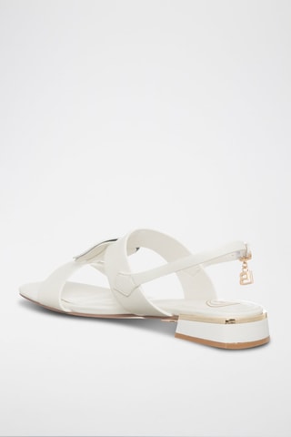 Sandales à talons - Laura Biagiotti - Blanc et doré