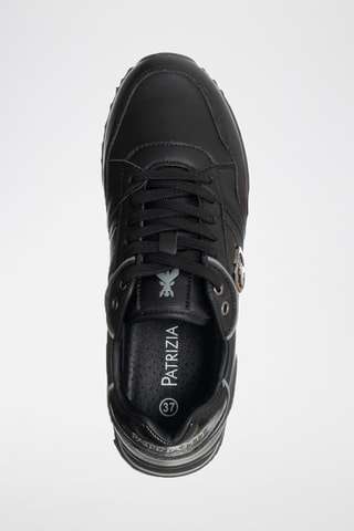 Baskets plateformes - Noir, argenté et gris