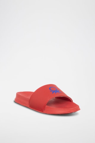 Claquettes - Benetton - Rouge