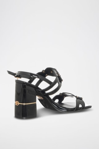 Sandales à talons - Noir