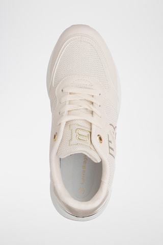 Baskets plateformes en cuir - Camel