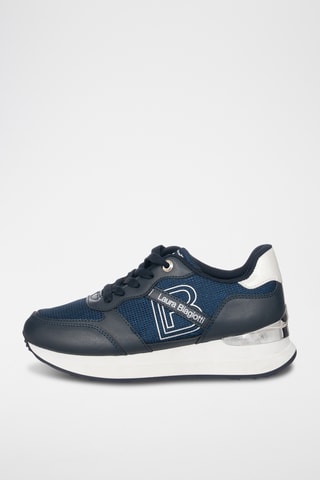 Baskets plateformes en cuir - Camel