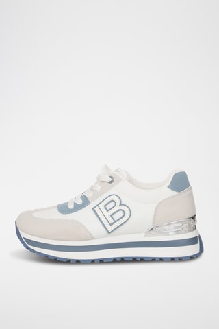 Baskets plateformes - Bleu