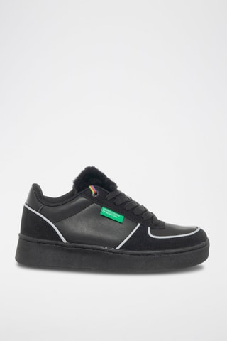 Sneakers plateformes - Benetton - Noir