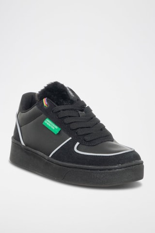 Sneakers plateformes - Benetton - Noir