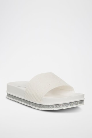 Mules plateformes - Laura Biagiotti - Blanc