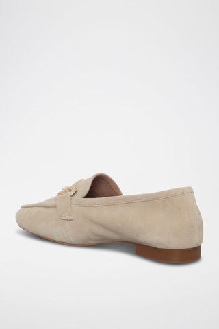 Mocassins en nubuck - Beige