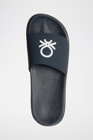 Claquettes - Benetton - Noir