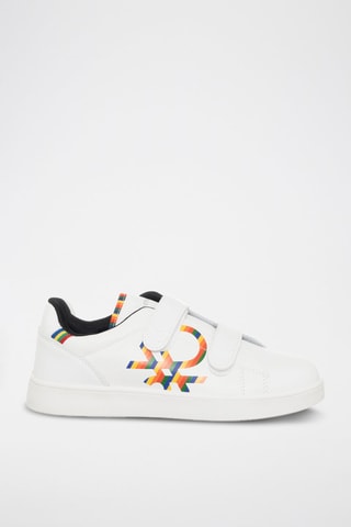 Sneakers - Benetton - Blanc et bleu