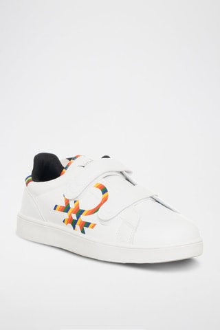 Sneakers - Benetton - Blanc et bleu