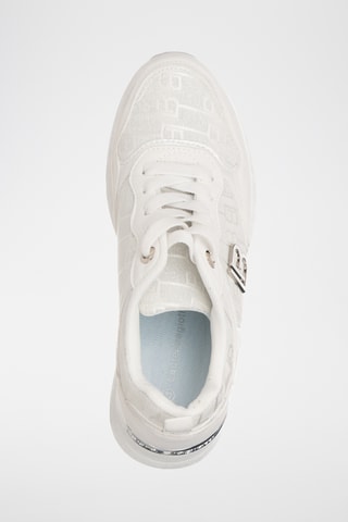 Baskets plateformes en cuir - Blanc