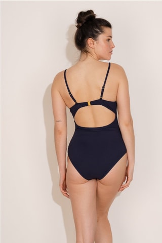 Maillot 1 pièce - Bleu marine - Hibikini