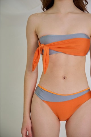 Bikini con coppe - Arancione - Aulala