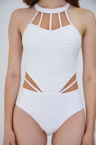 Maillot 1 pièce - Blanc - HIBIKINI