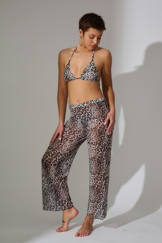 Maillot de bain 3 pièces - Marron - Pêche dorée