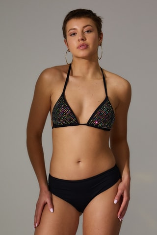 Maillot 2 pièces - Noir - Pêche dorée