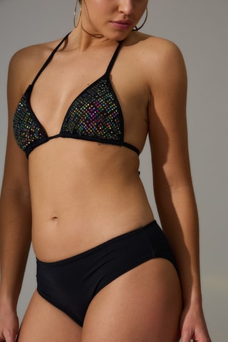 Maillot 2 pièces - Noir - Pêche dorée