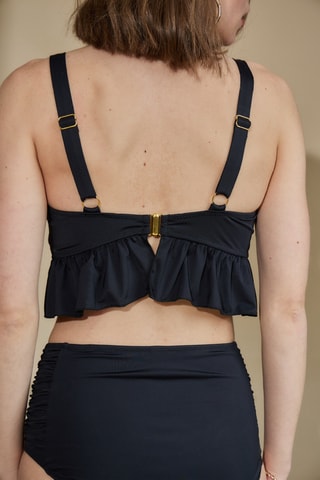 Maillot 2 pièces - Noir - Pêche dorée