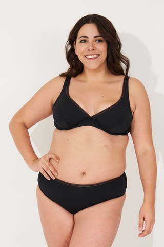 Maillot 2 pièces - Noir - Vidoya