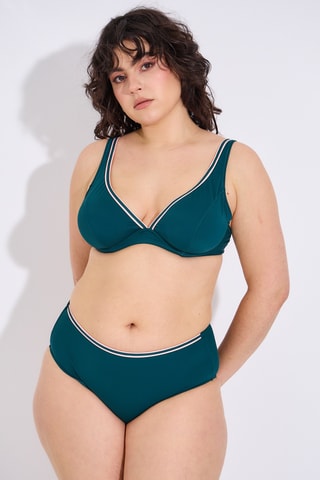 Maillot 2 pièces - Vert foncé - Vidoya