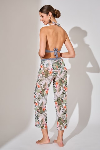 Maillot 3 pièces - Blanc et kaki - Vidoya