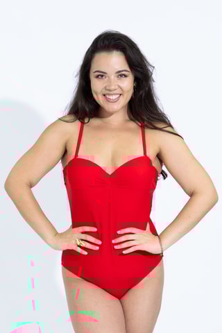 Maillot 1 pièce - Rouge - Vidoya