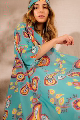 Kimono de plage - Vert clair - Aulala