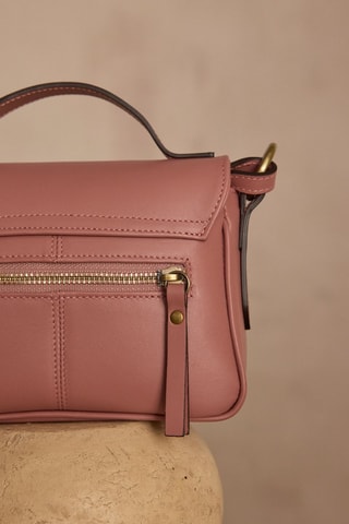 Bolso de piel - Rosa viejo