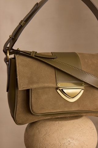 Bolso de piel - Caqui