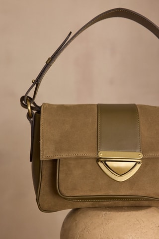 Bolso de piel - Caqui