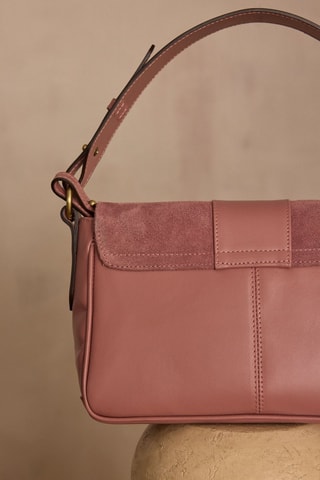 Sac à main en cuir - Vieux rose